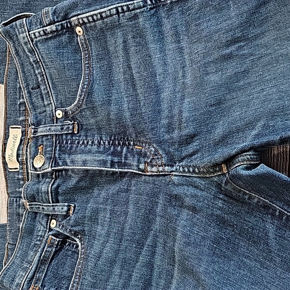 Madewell 27P 10" high rise skinny jeans w/raw edge - Picture 5 of 13